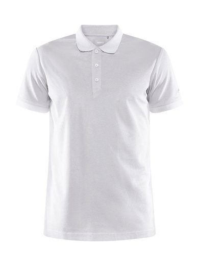 Craft Sport-Polo Core Unify (funktionelles Recyclingpolyester) weiss Herren